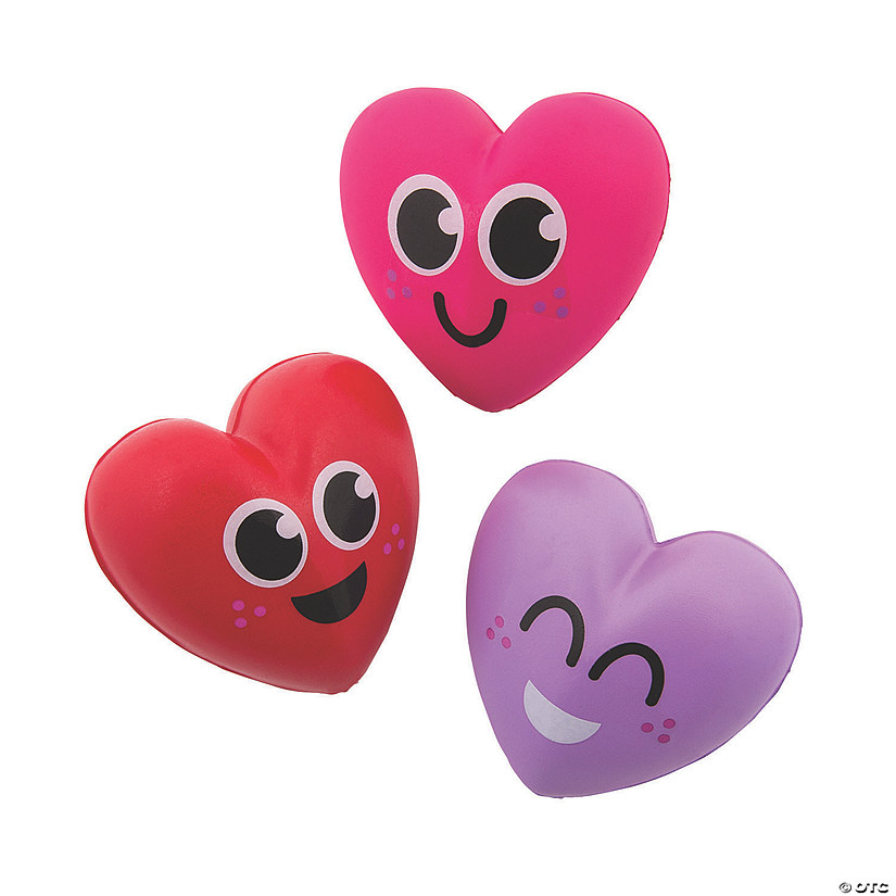 Valentine's Day Heart Slow-Rising Squishies - 12 Pc. Image