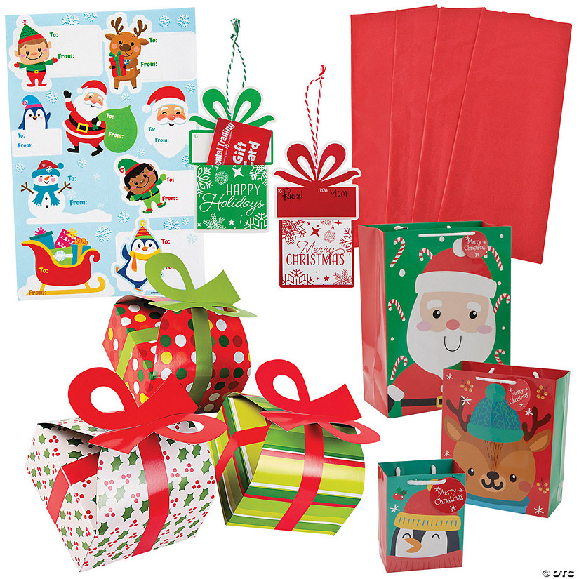 Value Christmas Wrapping Assortment Kit - 146 Pc. Image