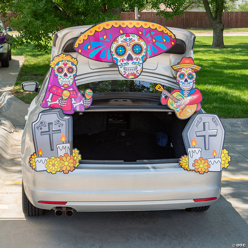 Value Day of the Dead Trunk-or-Treat Decorating Kit - 5 Pc. Image