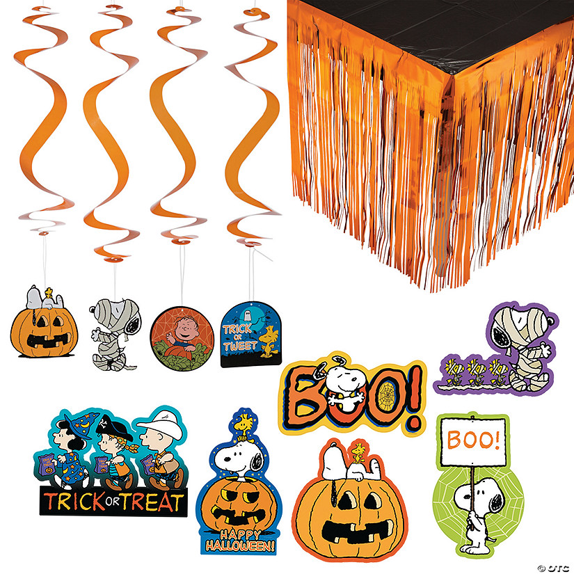 Value Peanuts<sup>&#174;</sup>&#160;Halloween Trunk-or-Treat Decorating Kit - 19 Pc. Image