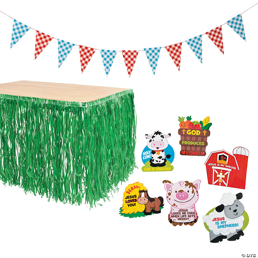 Value Religious Barnyard Trunk-or-Treat Decorating Kit - 8 Pc. Image