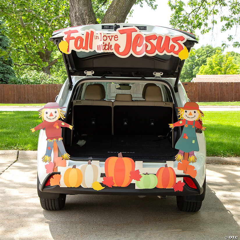 Value Religious Scarecrow Trunk-or-Treat Decorating Kit - 17 Pc. Image
