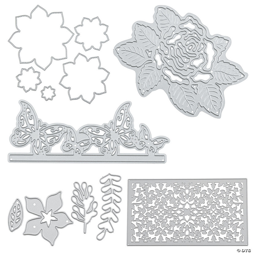 Value Spring-Themed Cutting Die Assortment - 12 Pc. Image