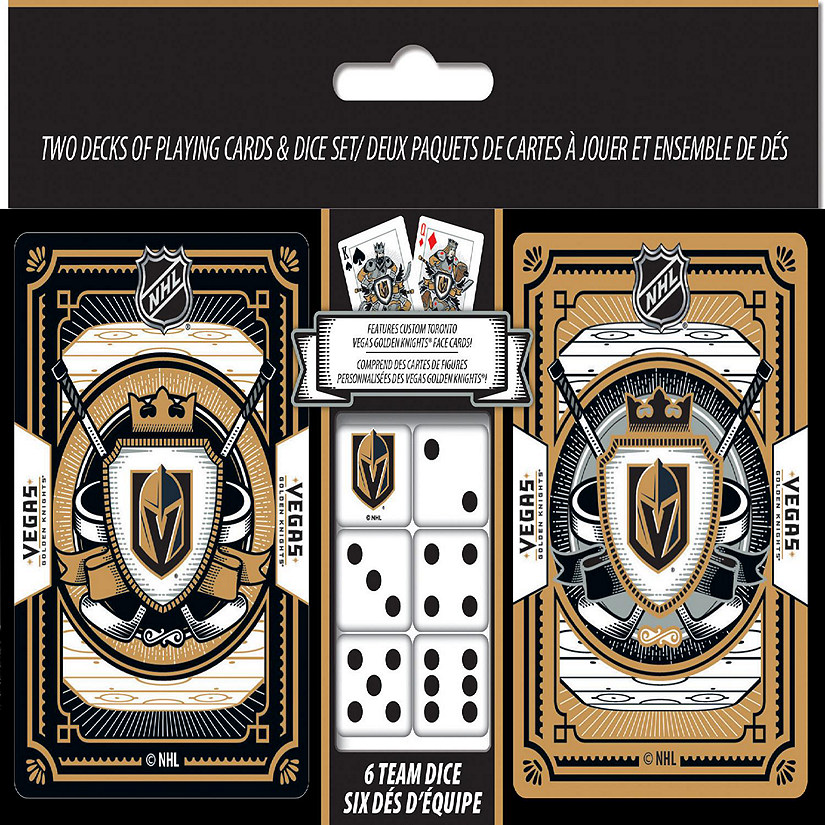 Vegas Golden Knights NHL 2-Pack Playing cards & Dice set Image