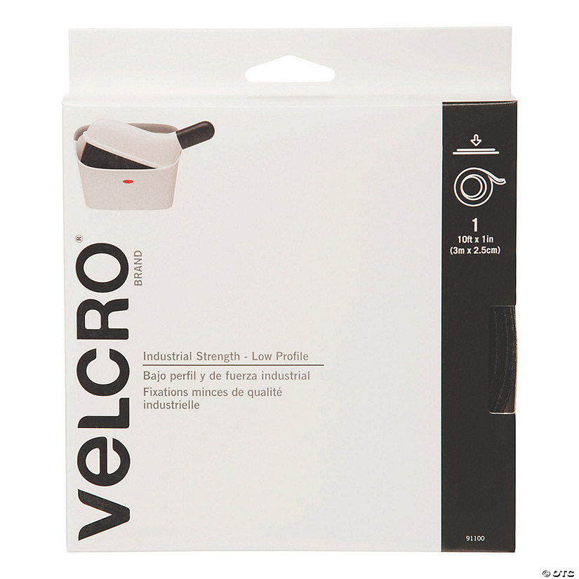 Velcro Brand Industrial Strength Low Profile Tape 1x10' White