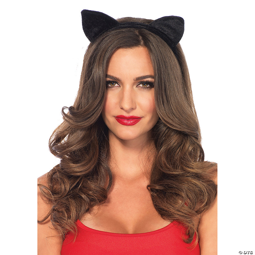 Velvet Cat Ears Headband Image