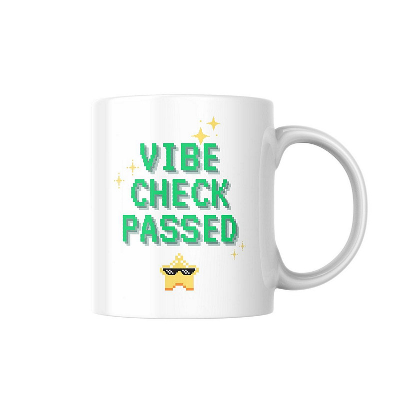 Vibe Check Passed Mug by Dancing Littles Jungle Image