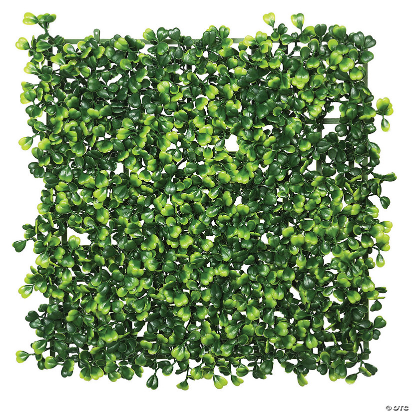 Vickerman 10" Artificial Green Square Boxwood Matt, 4 Per Pack Image