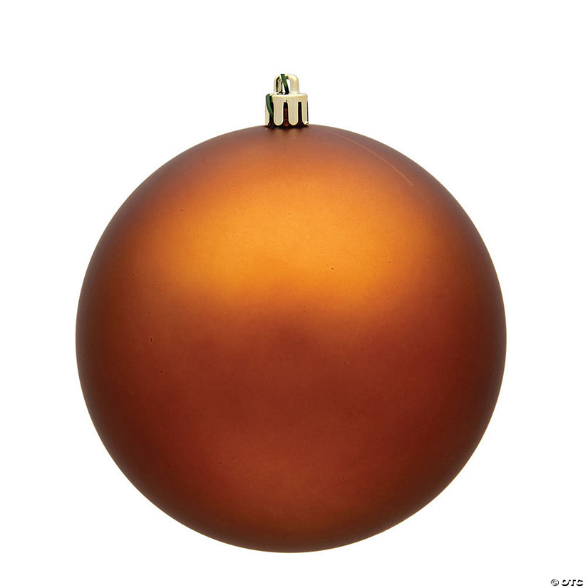 Vickerman 10" Copper Matte Ball Ornament Image