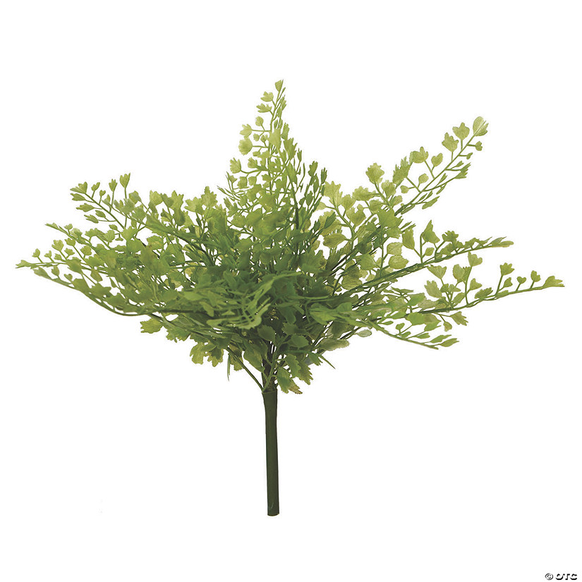 Vickerman 12" Artificial Green Herb Leaf Spray - 6/pk Image