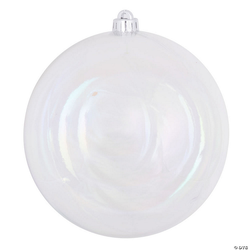 Vickerman 12" Clear iridescent Ball Ornament Image