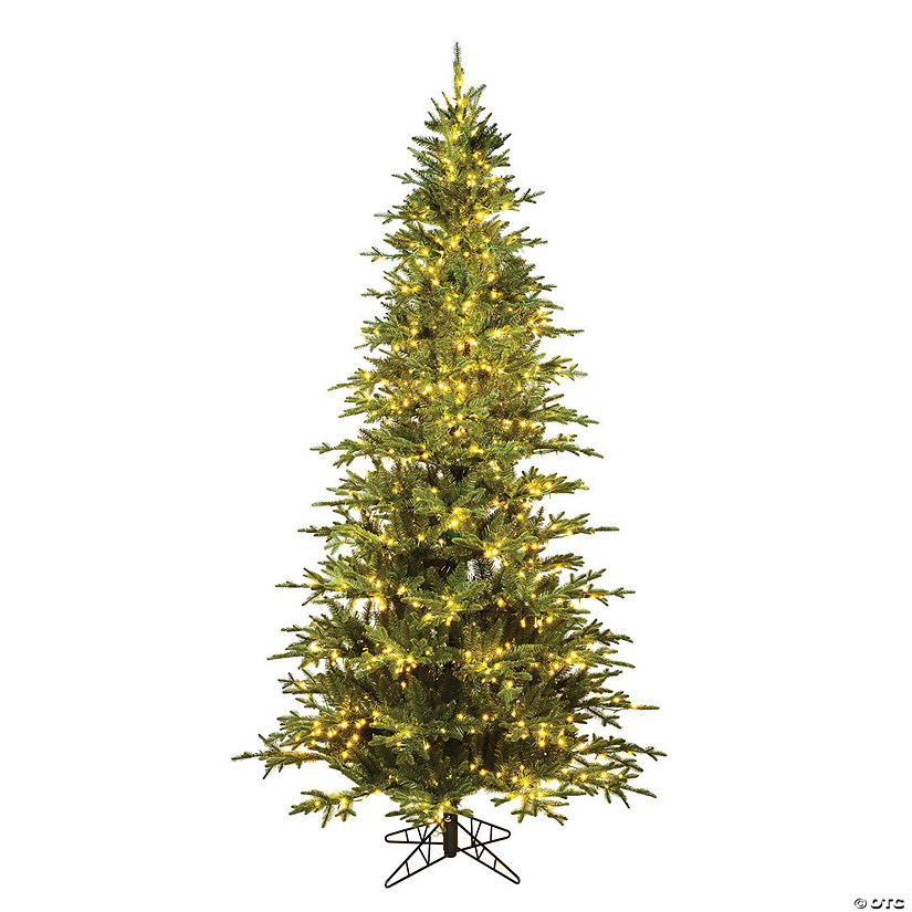 Vickerman 12' Kamas Fraser Fir Artificial Christmas Tree, Warm White LED Lights Image