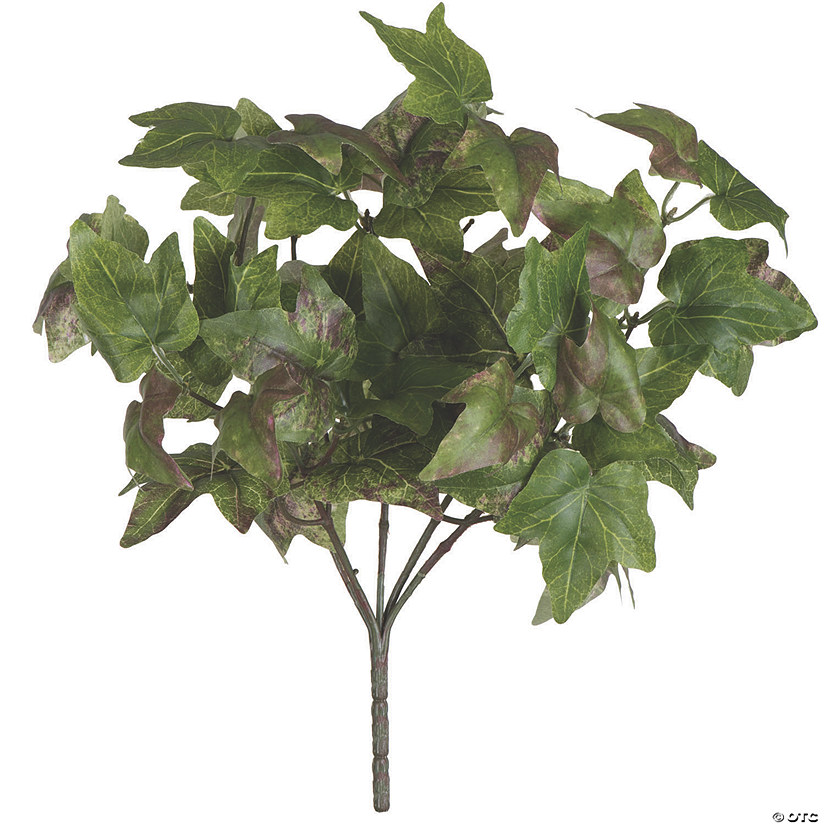 Vickerman 13" Artificial Green Ivy Bush - 2/pk Image