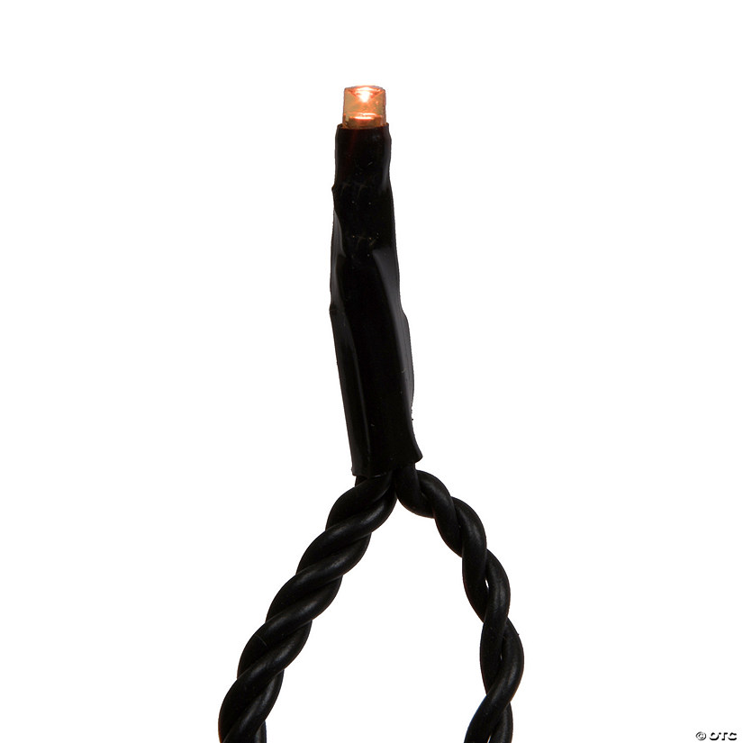 Vickerman 144 Lights LED Orange Cluster Set - 24' Long Image