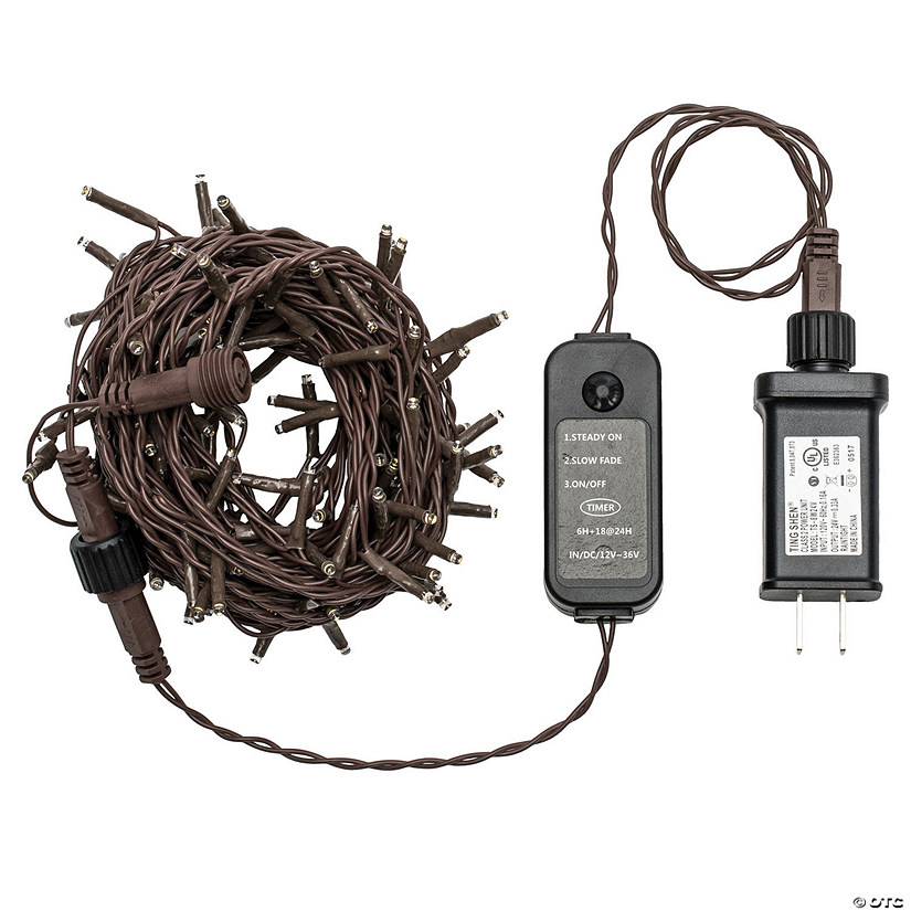 Vickerman 144 Warm White LED 2 Function Spider Christmas Lights Set -  24' Long Image