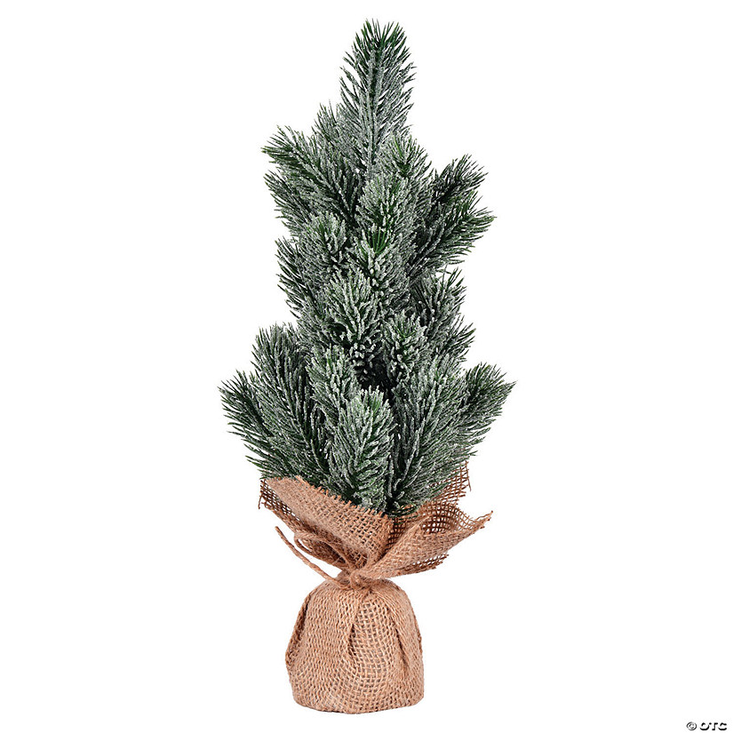 Vickerman 15" Frosted Spruce Sapling Artificial Christmas Tree, Unlit