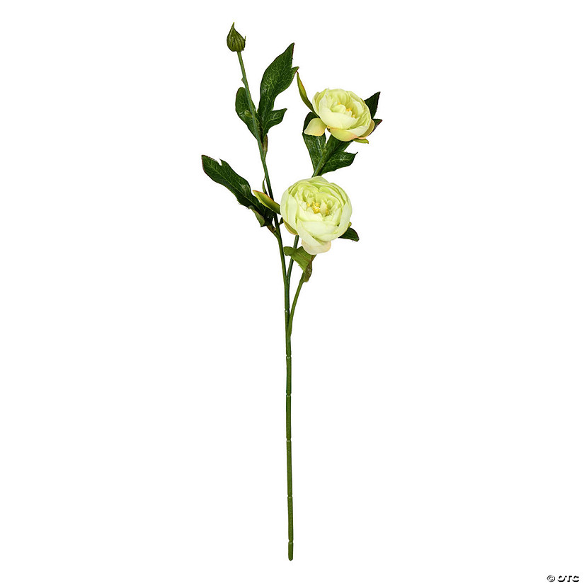 Vickerman 16" Artificial Lime Peony Spray Includes 6 sprays per pack Image