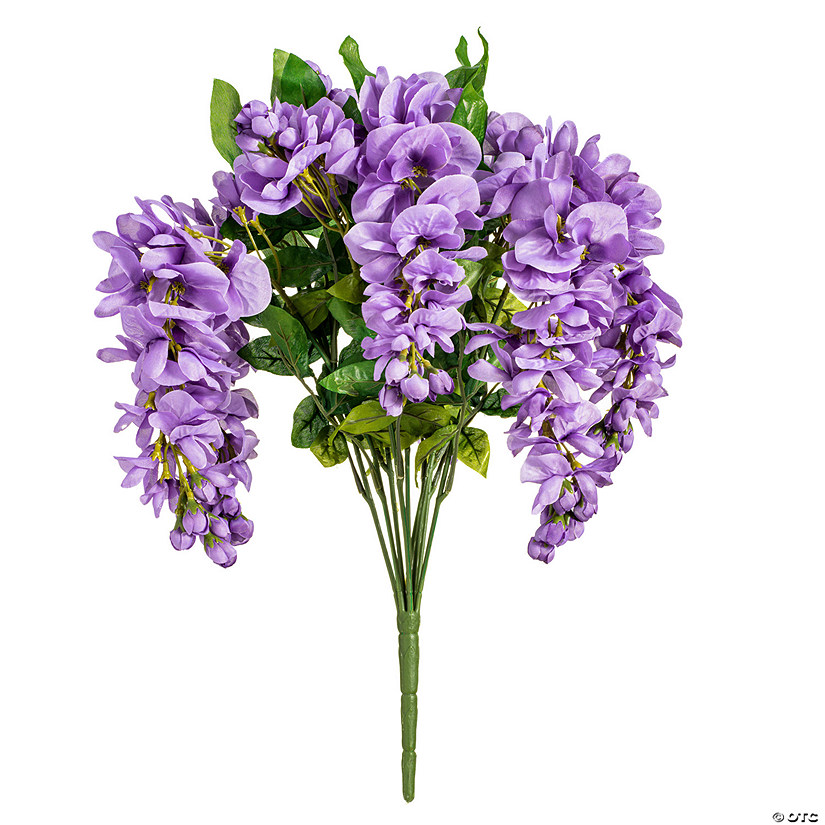 Vickerman 19" Artificial Lavender Wisteria Bush Image