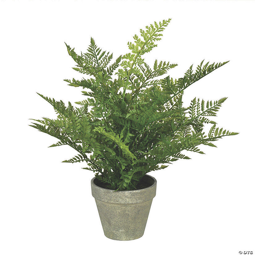 Vickerman 19" Green Potted Fern Image