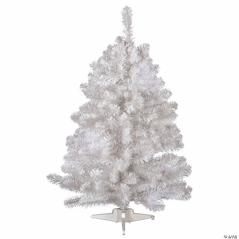 Vickerman 2' Crystal White Spruce Artificial Christmas Tree, Unlit Image