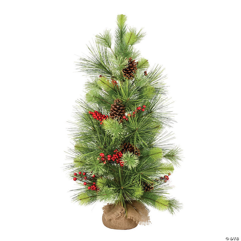 Vickerman 2' Morris Pine Artificial Christmas Tree, Unlit Image