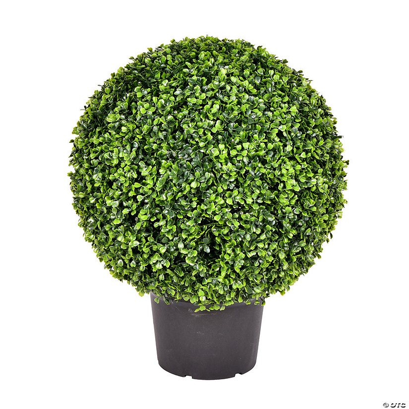 Vickerman 20" Artificial Green Boxwood Ball Image