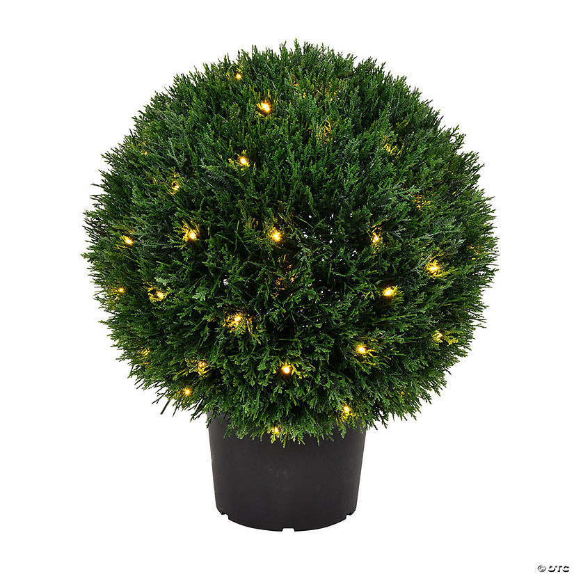Vickerman 20" Artificial Green Cedar Ball Image