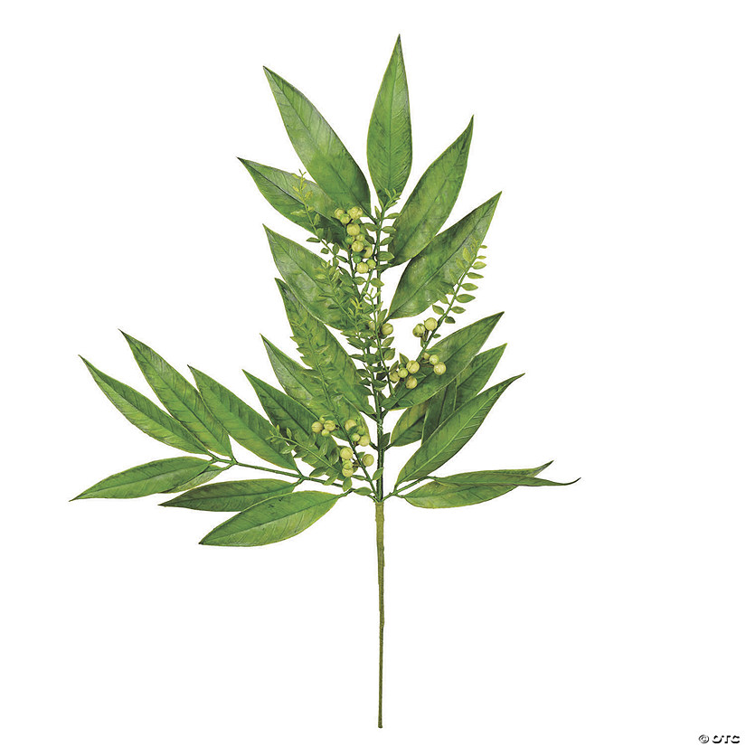 Vickerman 23" Artificial Green Willow Spray with White Berries Image