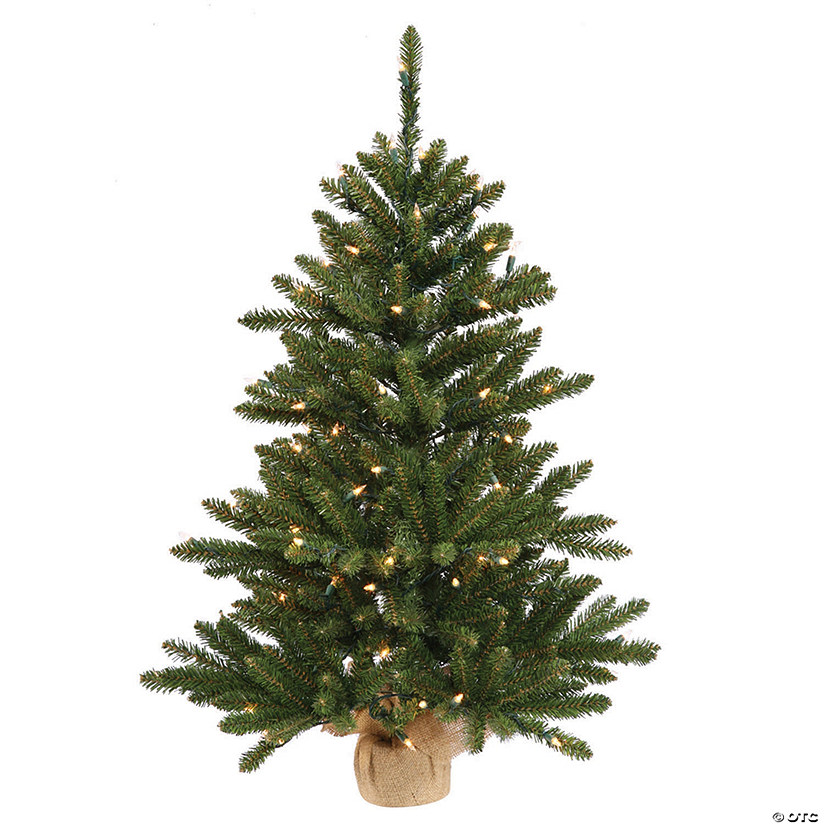 Vickerman 24" Anoka Pine Christmas Tree with Clear Lights Image