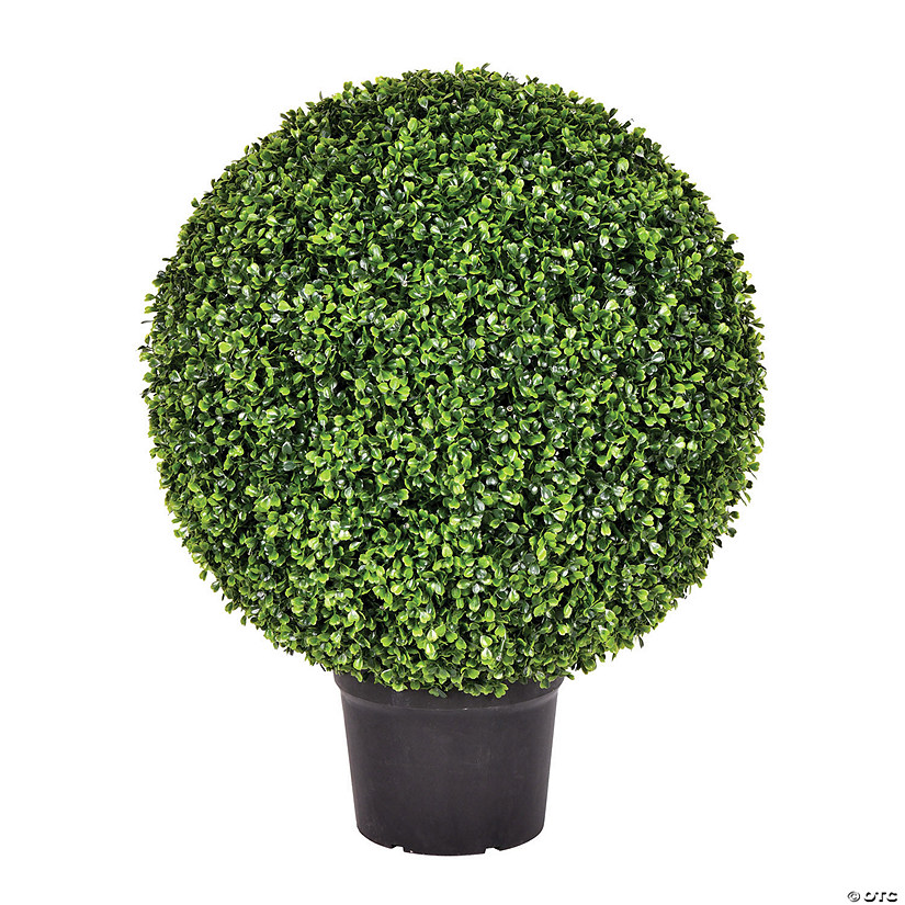 Vickerman 24" Artificial Green Boxwood Ball Image