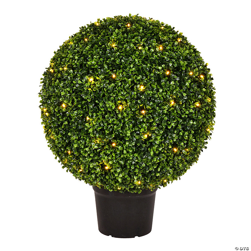 Vickerman 24" Artificial Green Boxwood Ball Image