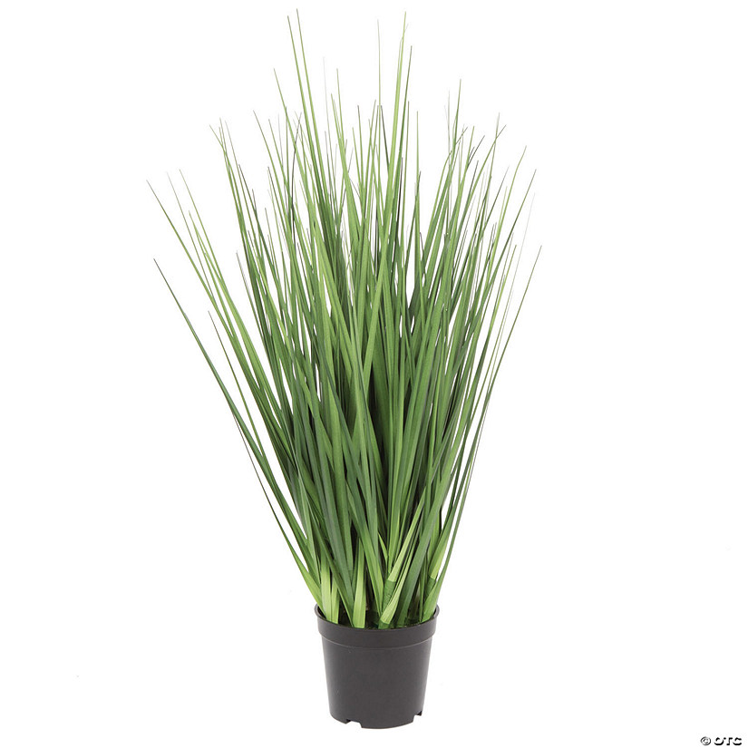 Vickerman 24" Artificial Potted Extra Full Green Grass Image