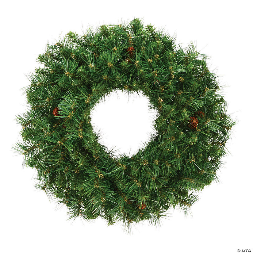 Vickerman 24" Cheyenne Pine Christmas Wreath - Unlit Image