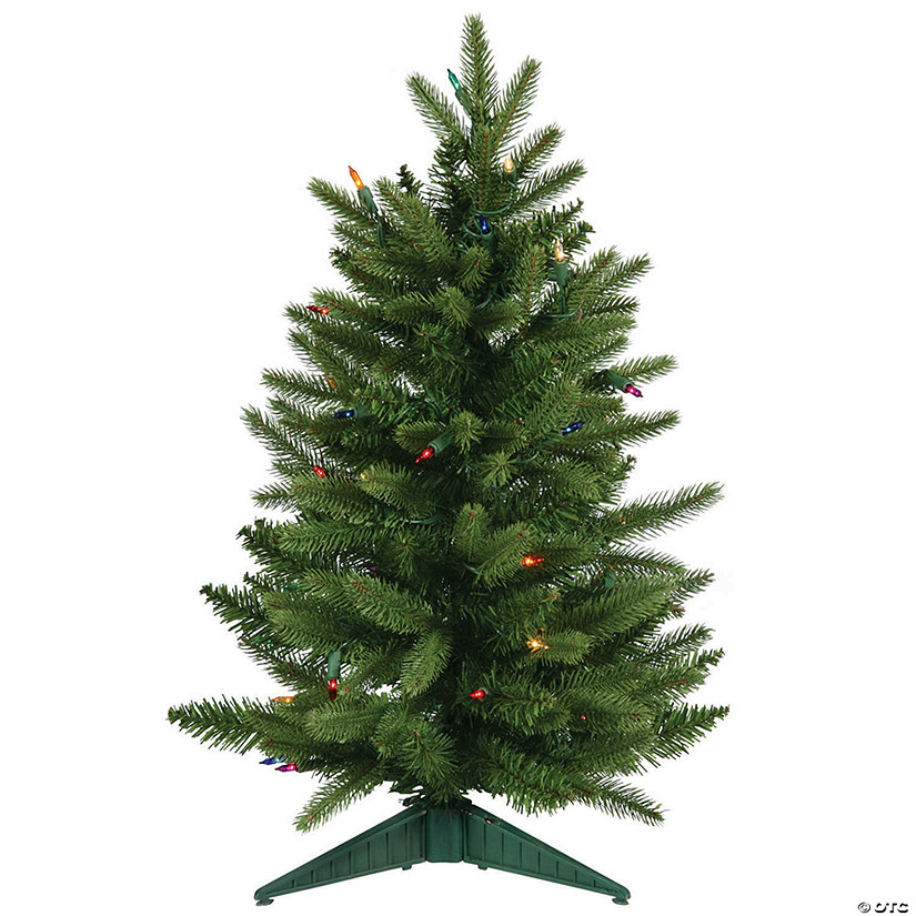 Vickerman 24" Frasier Fir Christmas Tree with Multi-Colored Lights Image