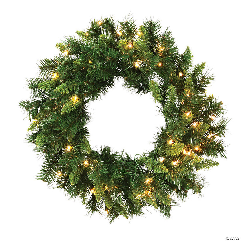 Vickerman 24" Imperial Pine Christmas Wreath with Clear Lights Image