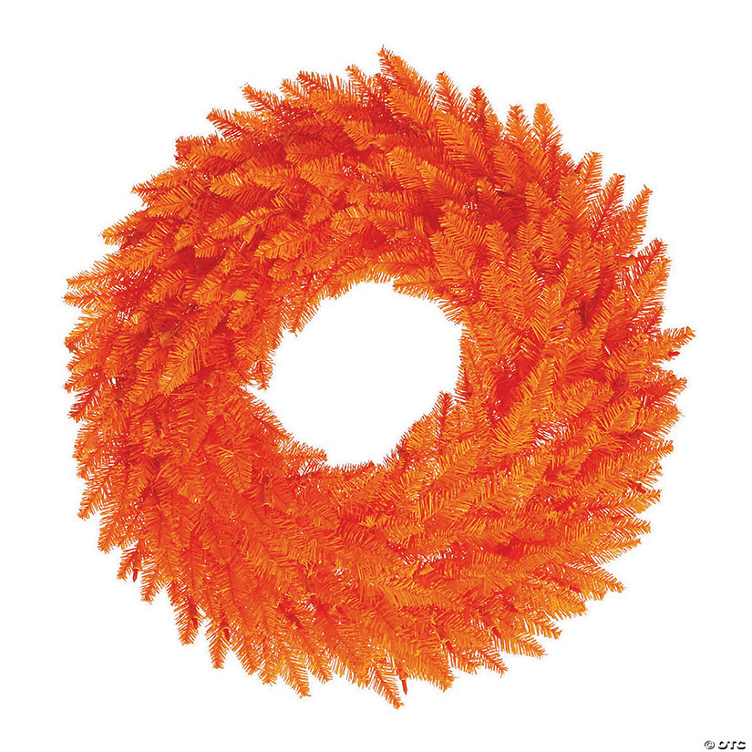 Vickerman 24" Orange Fir Christmas Wreath - Unlit Image