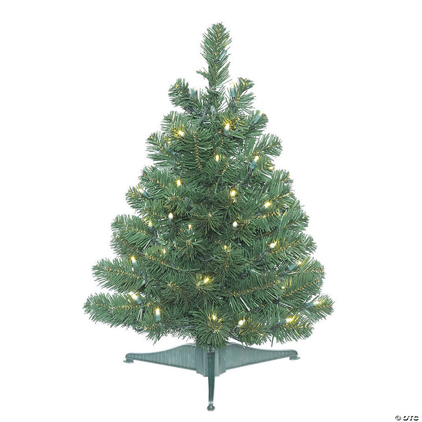 Vickerman 26" Oregon Fir Christmas Tree with Warm White LED Lights Image