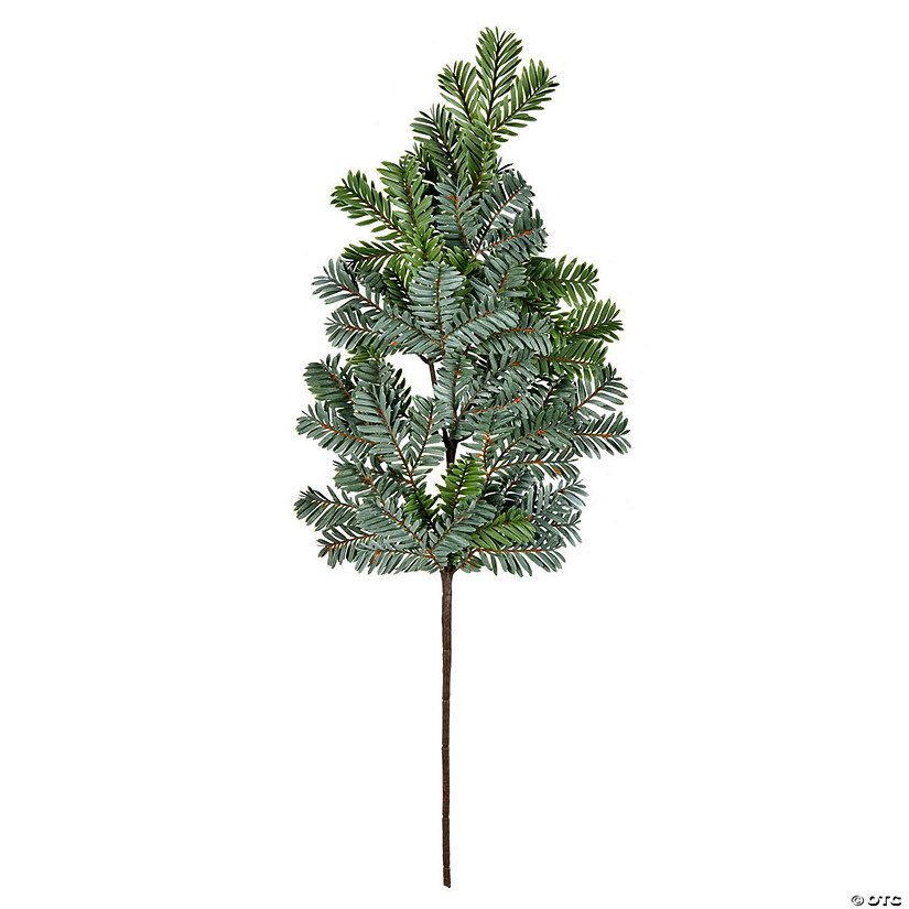 Vickerman 29.5" Green Medford Pine Artificial Christmas Spray. Includes 2 sprays per pack. Image
