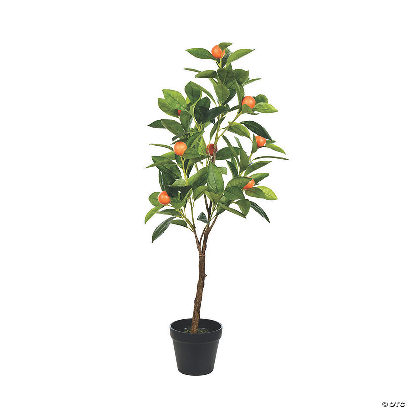 Vickerman 29" Artificial Potted Orange Tree Oriental Trading