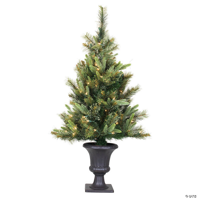 Vickerman 3.5' Cashmere Pine Christmas Tree with Clear Lights Image