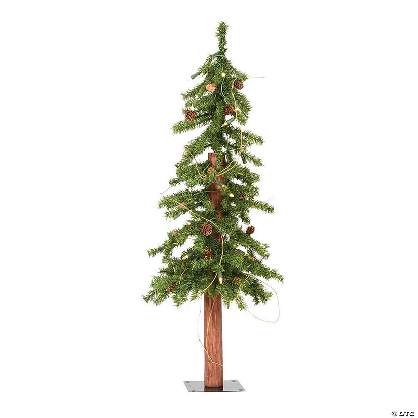 Vickerman 3' Alpine Christmas Tree with LED Lights Image