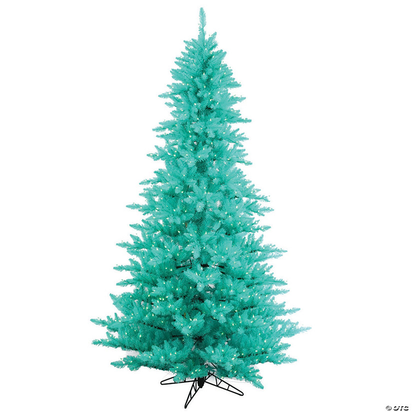 Vickerman 3' Aqua Fir Christmas Tree with Aqua Lights