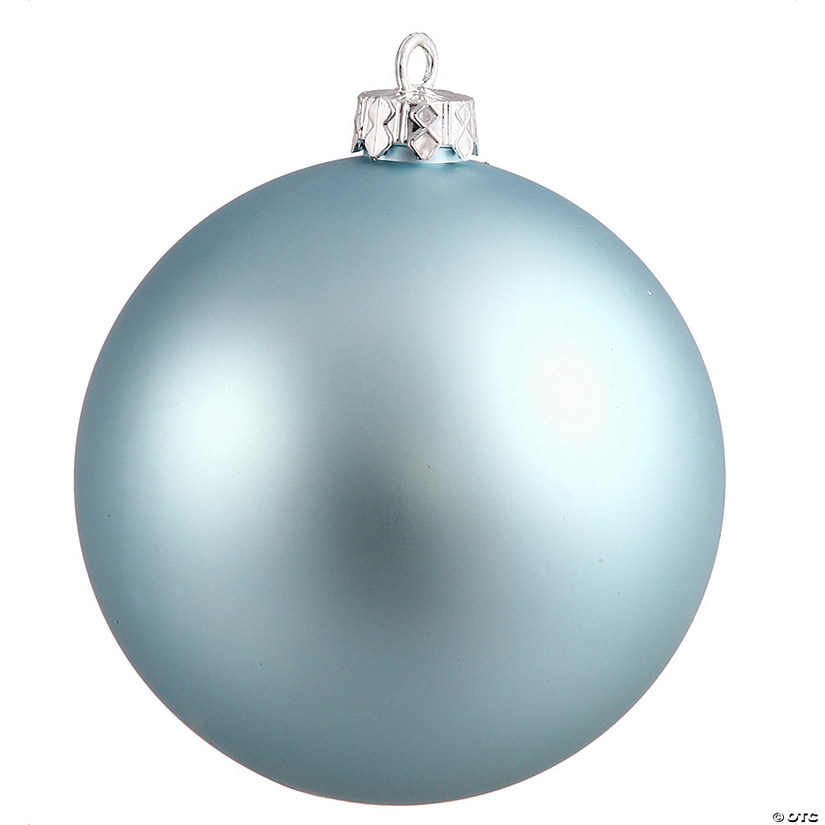 Vickerman 3" Baby Blue Matte Ball Ornament, 12 per Bag Image