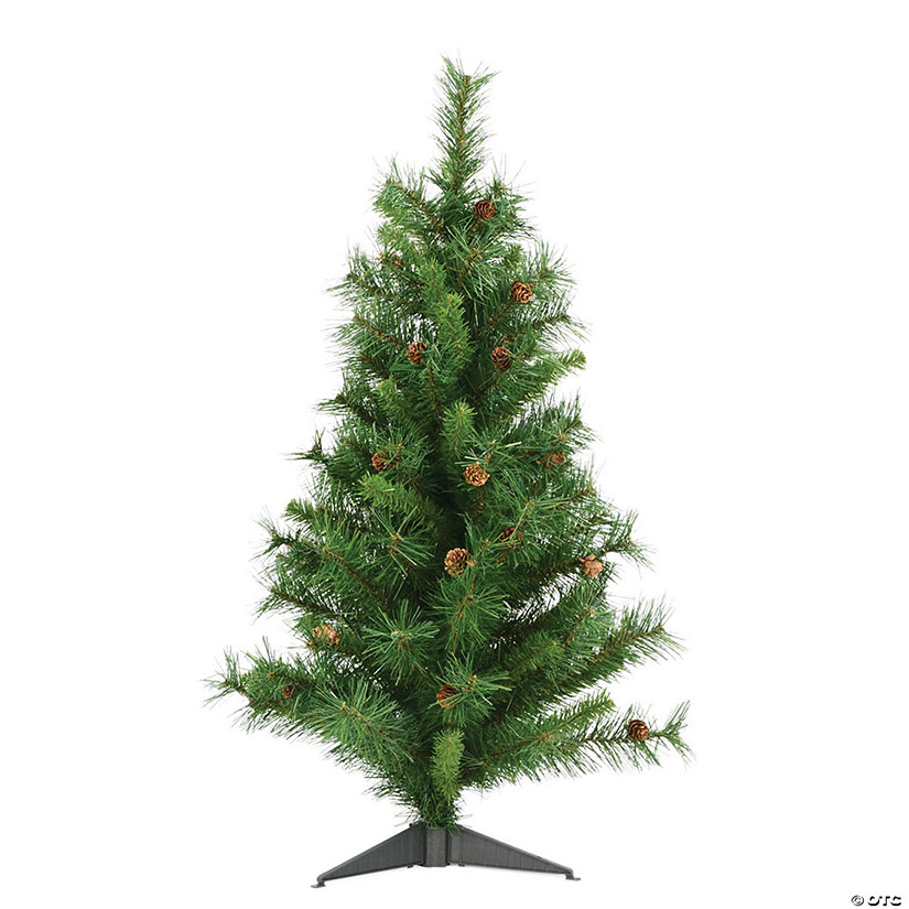 Vickerman 3' Cheyenne Pine Artificial Christmas Tree, Unlit