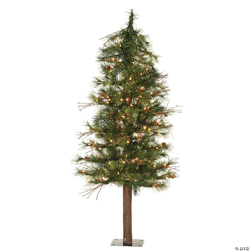 Vickerman 3' Mixed Country Alpine Christmas Tree with Clear Lights Image
