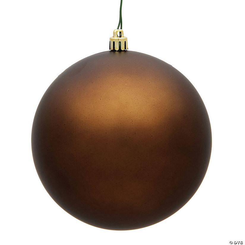 Vickerman 3" Mocha Matte Ball Ornament, 12 per Bag Image