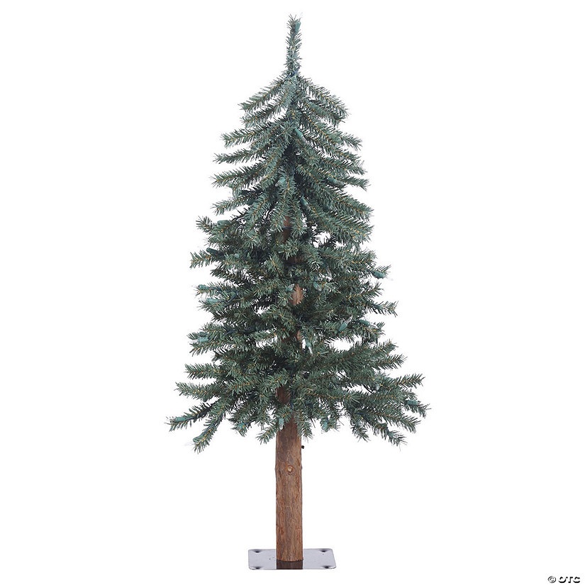 Vickerman 3' Natural Bark Alpine Artificial Christmas Tree, Unlit Image