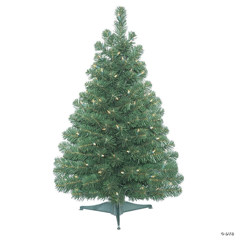 Vickerman 3' Oregon Fir Christmas Tree with Clear Lights