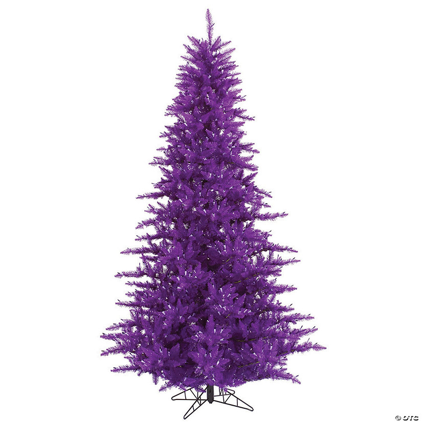 Vickerman 3' Purple Artificial Christmas Tree - Unlit Image