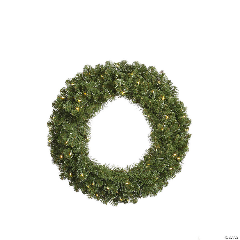 Vickerman 30" Grand Teton Artificial Christmas Wreath, Warm White Wide Angle LED Lights Image
